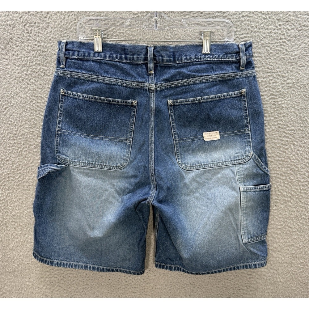 Vintage Gap Shorts Mens 36 Blue Denim Carpenter Jorts Skater Grunge 90s Y2K